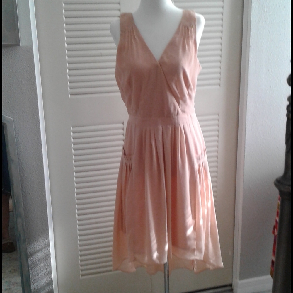 Love 21 Peach color Retro Style Dress